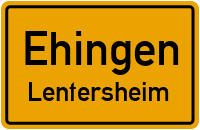 Straßen in Ehingen Lentersheim