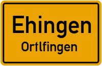 Straßen in Ehingen Ortlfingen