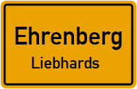 Kreuzbergstraße in EhrenbergLiebhards