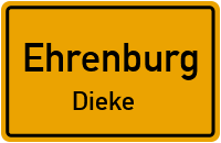 Straßen in Ehrenburg Dieke