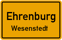 Straßen in Ehrenburg Wesenstedt