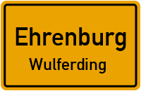 Straßen in Ehrenburg Wulferding