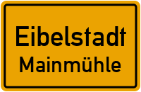 Mühlweg in EibelstadtMainmühle