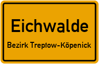 Bruno-H.-Bürgel-Allee in EichwaldeBezirk Treptow-Köpenick