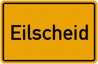 Ortsschild von Gemeinde Eilscheid in Rheinland-Pfalz