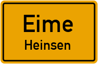Straßenverzeichnis Eime Heinsen