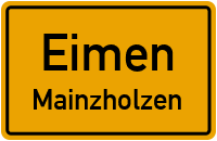 Amboßstraße in EimenMainzholzen