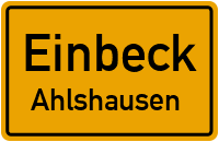 Ahlshäuser Kirchstraße in EinbeckAhlshausen