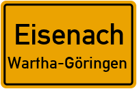 Straßenverzeichnis Eisenach Wartha-Göringen