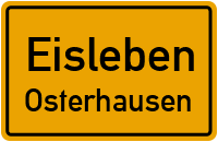 Siedlungsstraße in EislebenOsterhausen