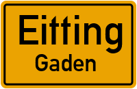 Eittinger Straße in EittingGaden