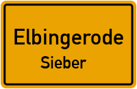 Straßen in Elbingerode Sieber