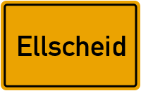 City Sign Ellscheid
