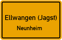 Röhlinger Straße in Ellwangen (Jagst)Neunheim