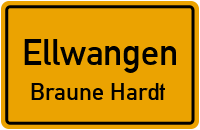 Tannenweg in EllwangenBraune Hardt