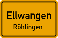 Rötlener Straße in EllwangenRöhlingen