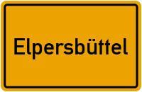 City Sign Elpersbüttel