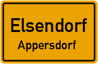 Kirchweg in ElsendorfAppersdorf
