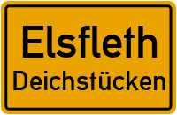 Bahnhofsplatz in ElsflethDeichstücken