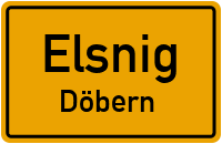 Siedlungsstraße in ElsnigDöbern
