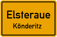 Könderitzer Dorfstraße in ElsteraueKönderitz
