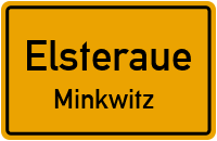 Minkwitzer Dorfstraße in ElsteraueMinkwitz