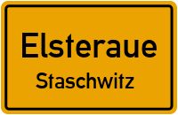 Staschwitzer Hauptstraße in ElsteraueStaschwitz