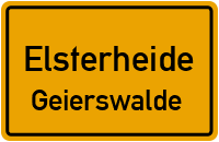 Landstraße in ElsterheideGeierswalde
