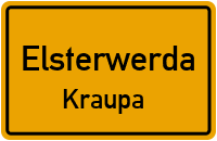 Dorfstraße in ElsterwerdaKraupa