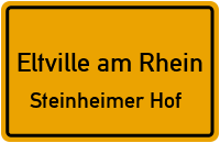 Oberwallufer Straße in Eltville am RheinSteinheimer Hof