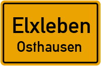 Straßen in Elxleben Osthausen