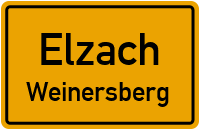 Unterer Buchwaldweg in ElzachWeinersberg