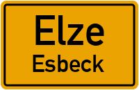 Sonnenbergstraße in ElzeEsbeck