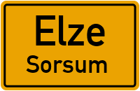Straßenverzeichnis Elze Sorsum