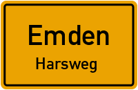 Kanalweg in EmdenHarsweg