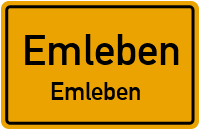 Schwabhäuser Straße in EmlebenEmleben