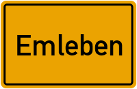 City Sign Emleben