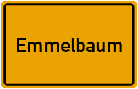 City Sign Emmelbaum