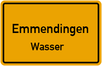 Elzmattenstraße in EmmendingenWasser