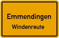 Schönbergweg in EmmendingenWindenreute