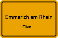 Hindenburgallee in 46446 Emmerich am Rhein (Elten)