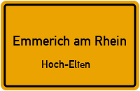 Wasserschlucht in Emmerich am RheinHoch-Elten