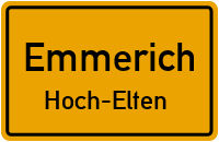 Straßen in Emmerich Hoch-Elten