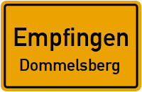 Dorfstraße in EmpfingenDommelsberg
