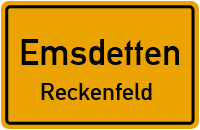 Gutenbergstraße in EmsdettenReckenfeld