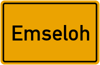 Ortsschild von Gemeinde Emseloh in Sachsen-Anhalt
