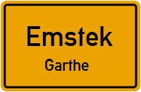 Garther Straße in EmstekGarthe
