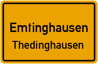 Donnerstedter Weg in EmtinghausenThedinghausen