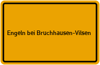 Ortsschild Engeln bei Bruchhausen-Vilsen