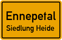 Mühlenfeld in EnnepetalSiedlung Heide